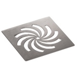 Eastbrook Crossland Stainless Steel 90mm Shower Waste & Cover Cut Out